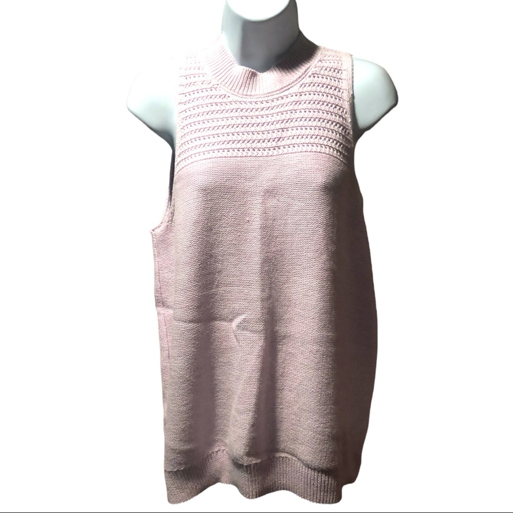 GAP Pink Sleeveless Knit Blouse